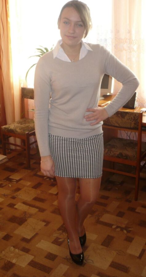 Amateur Pantyhose Teen from Poland - Justyna