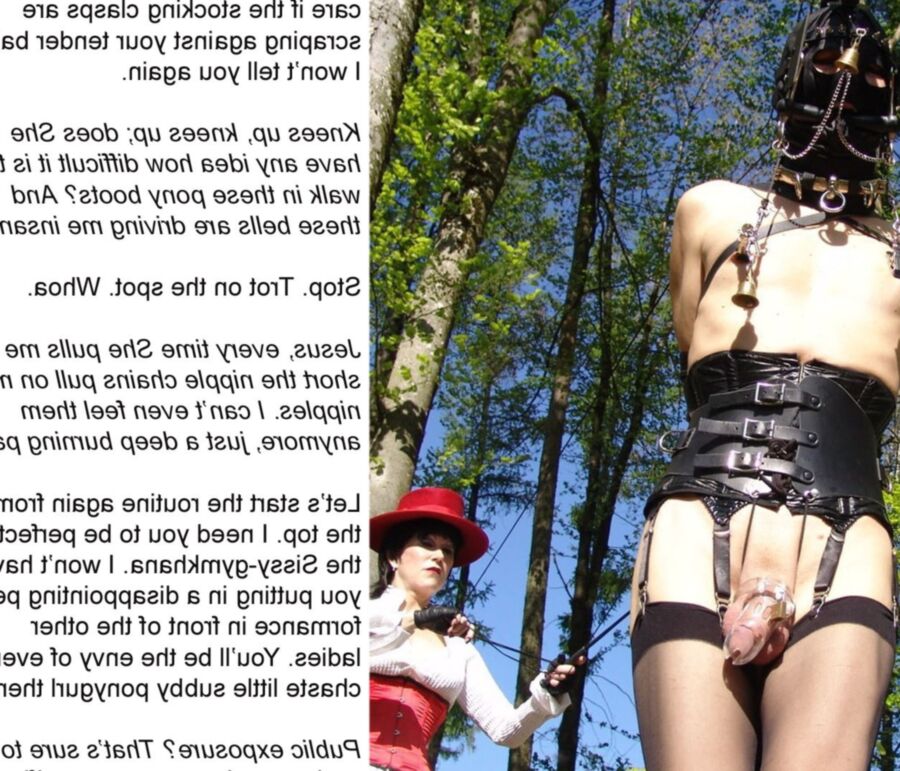 MLG / Sissy captions  - Public Exposure Sissy II