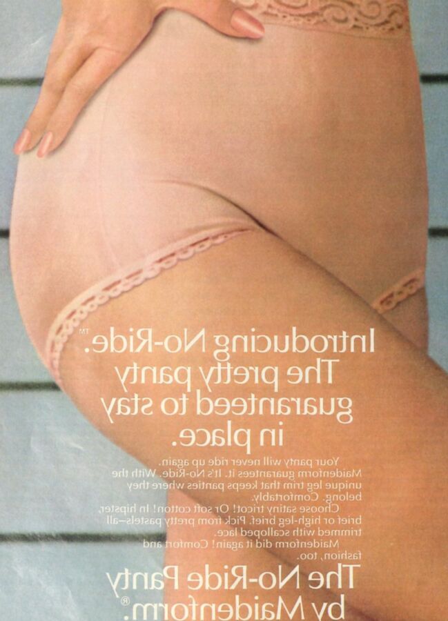 Retro-Dessous-Werbung