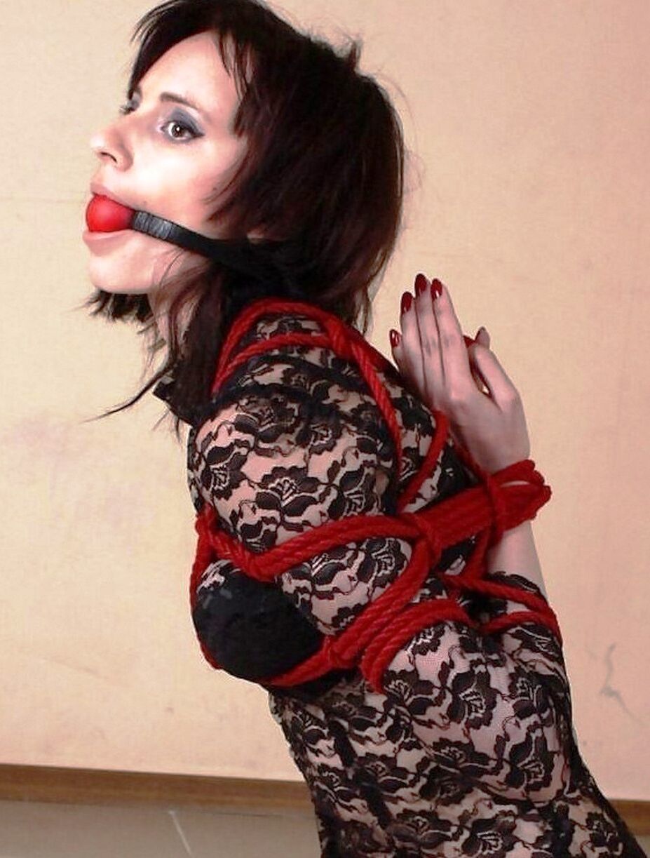 Gagged in Bondage