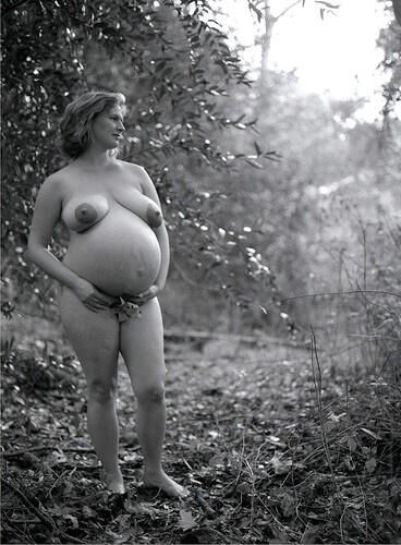 August 23 Vintage pregnant beauties in black and white