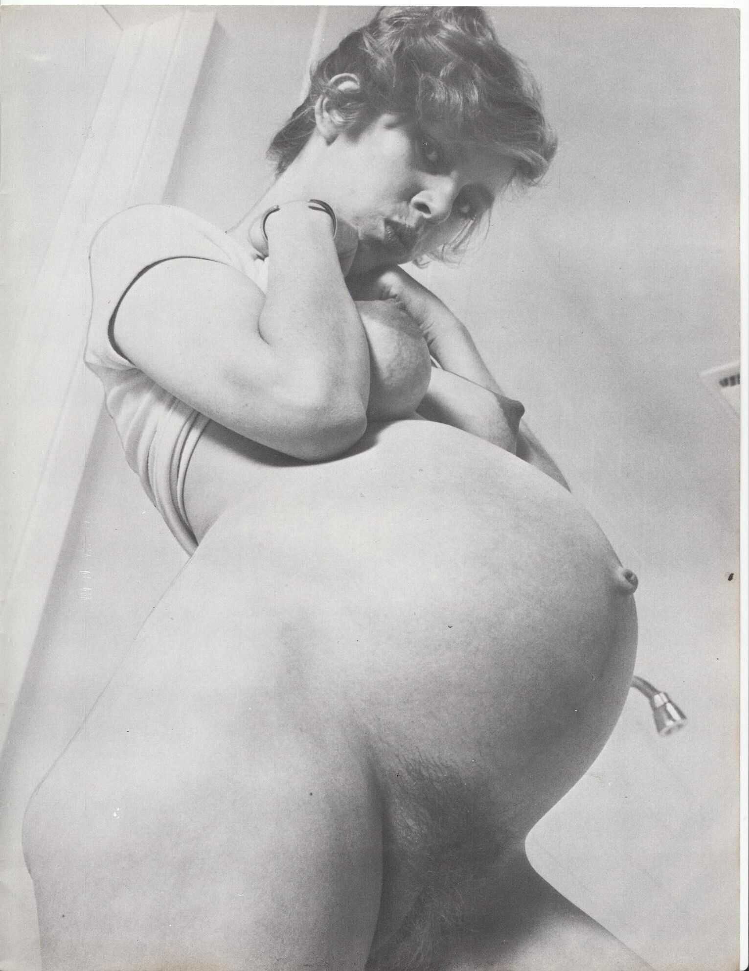 24 de janeiro Preggers vintage retrô e polaroids