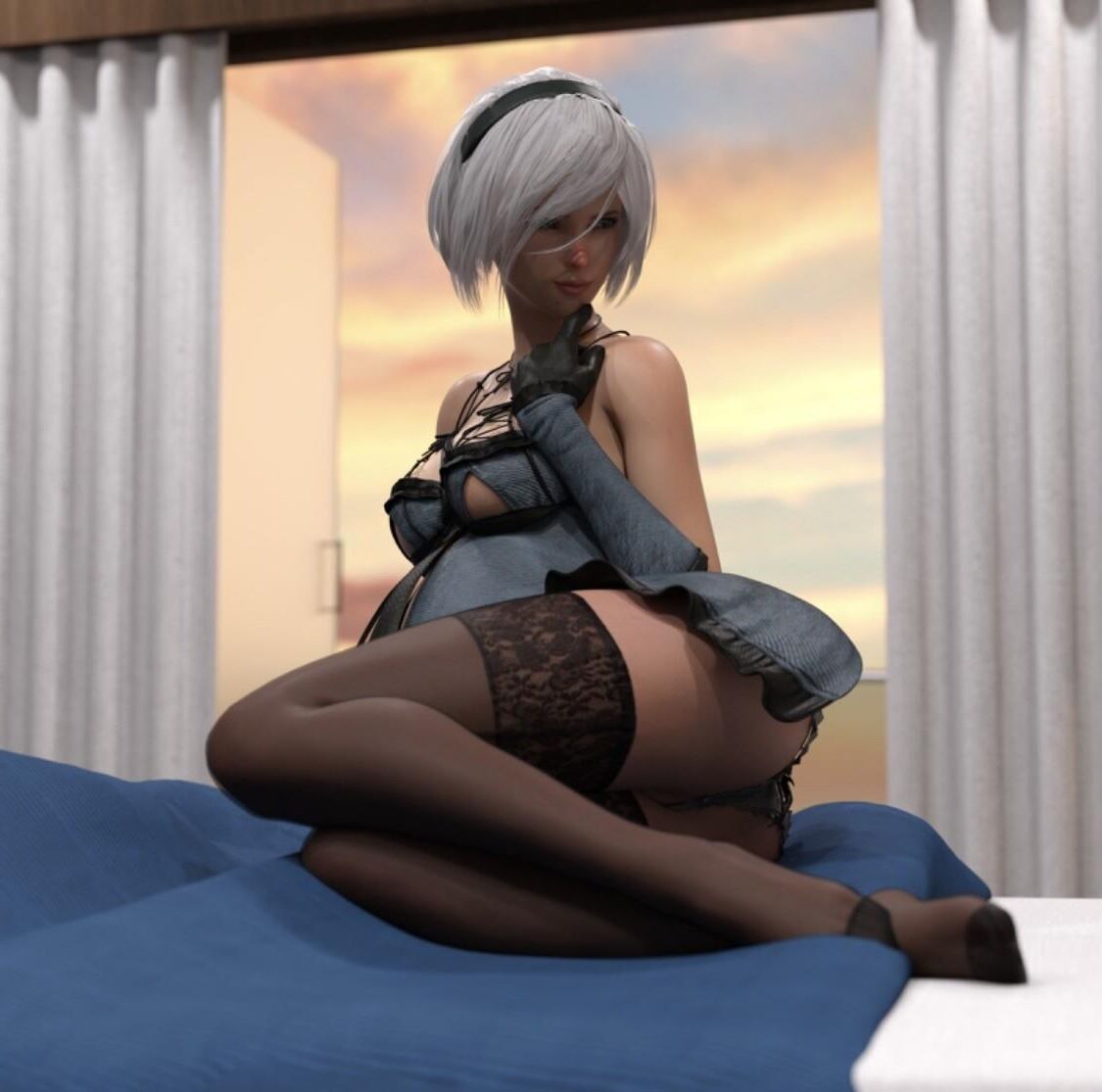 3D Беременная 2B Арт