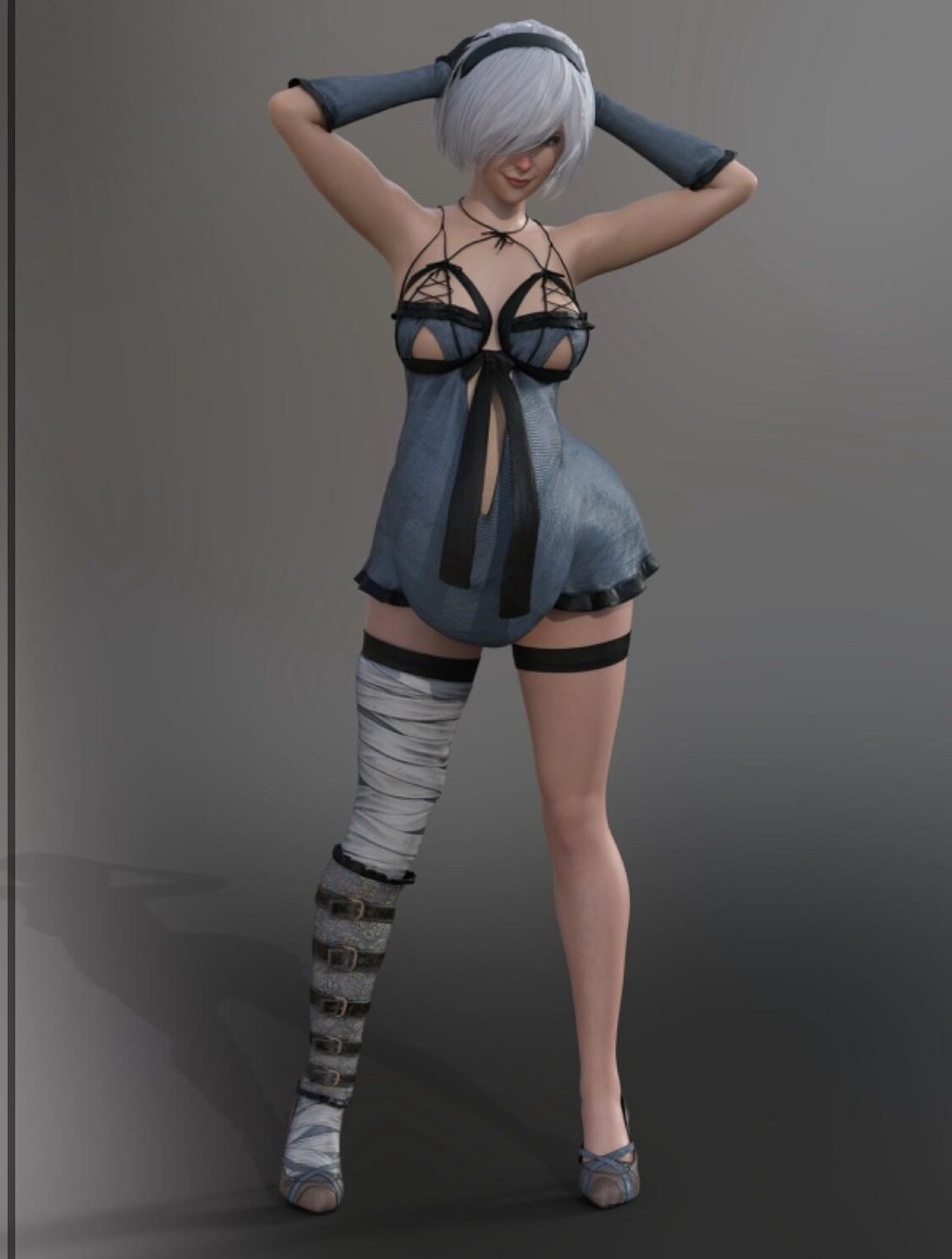 3D Pregnant 2B Art