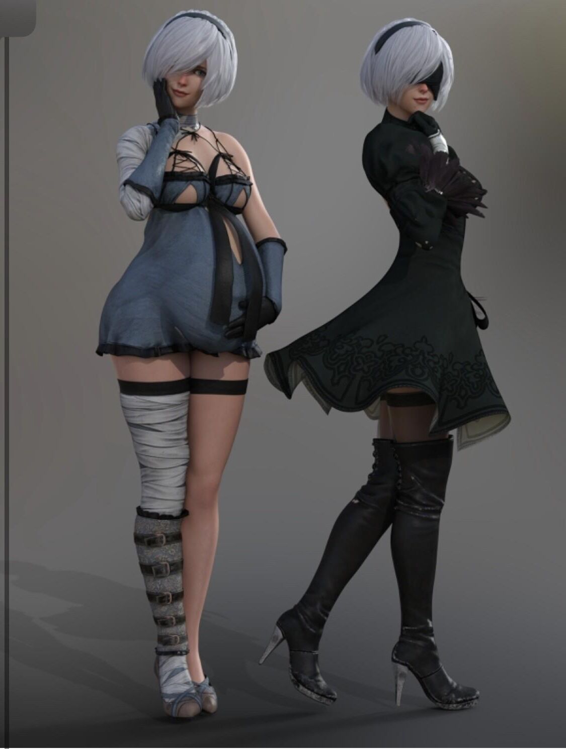 3D Pregnant 2B Art