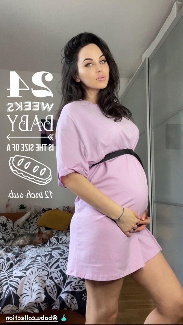 Pregnant and gorgeous Aleska (no-nude)