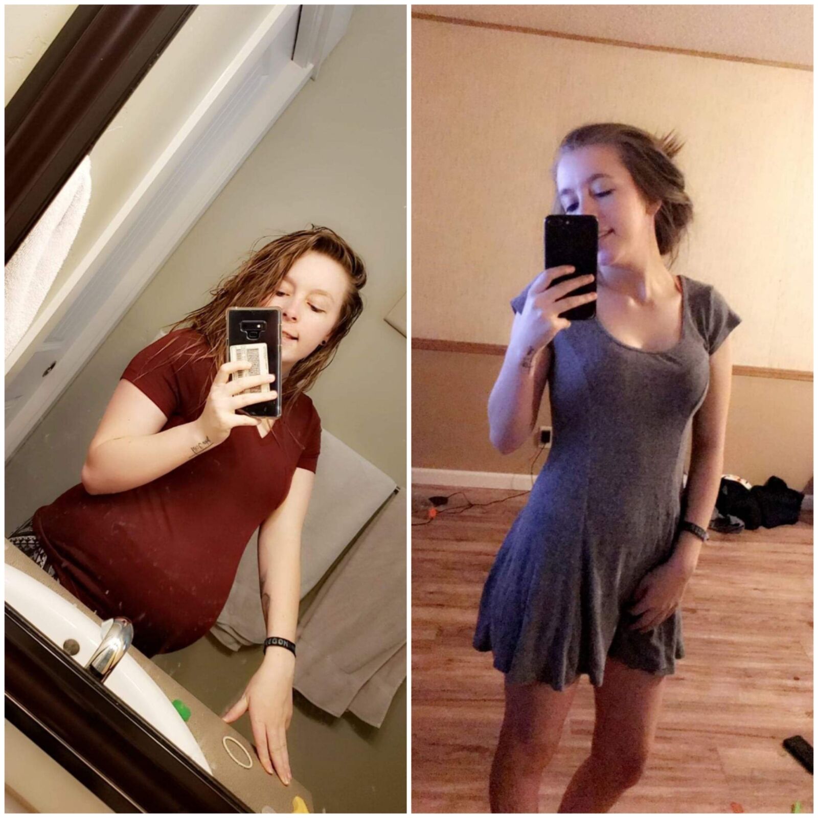 Pregnant teens - before and after 6