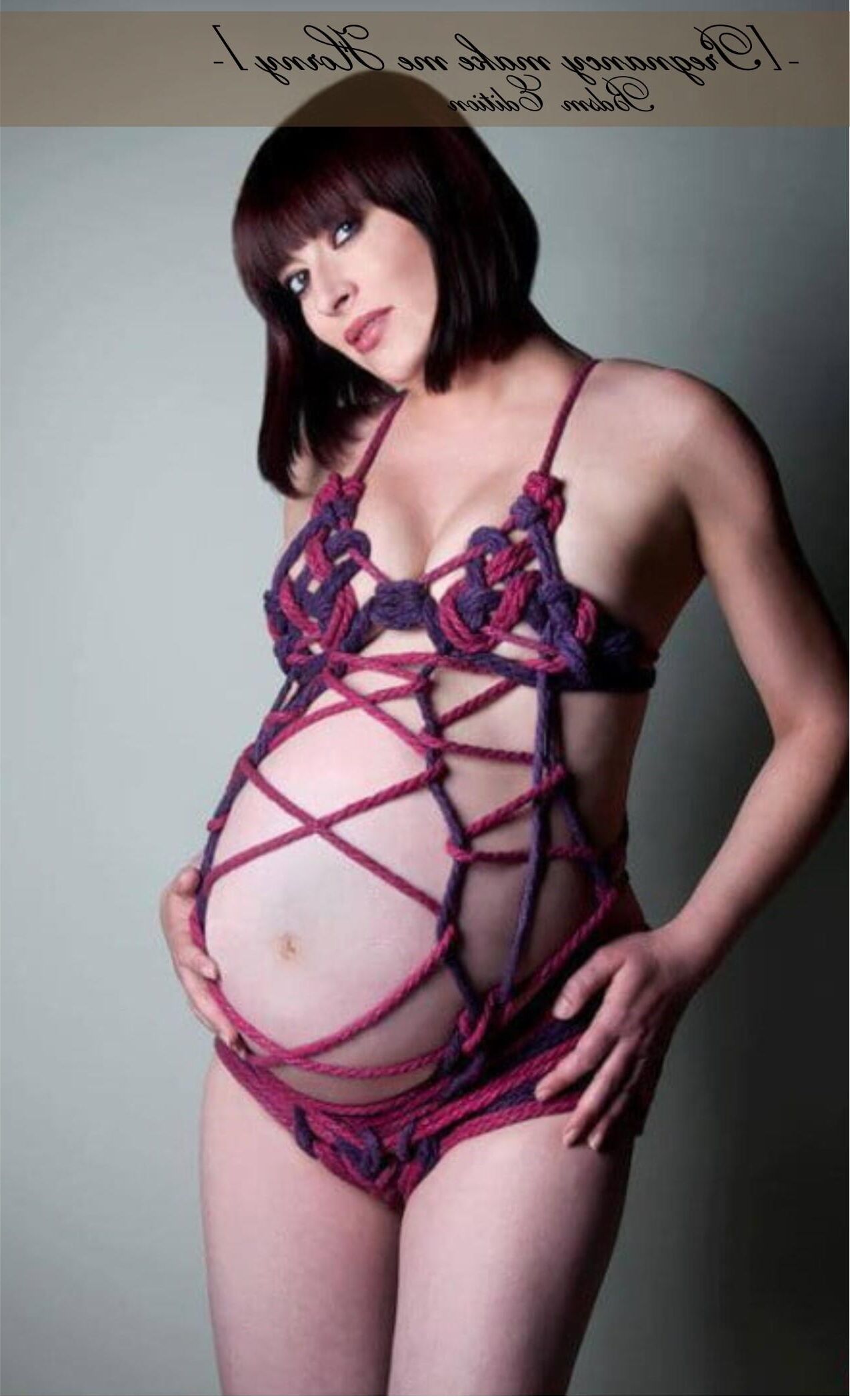 La grossesse me rend excitée Bdsm Edition [Pic Enceinte/fetish/bdsm]