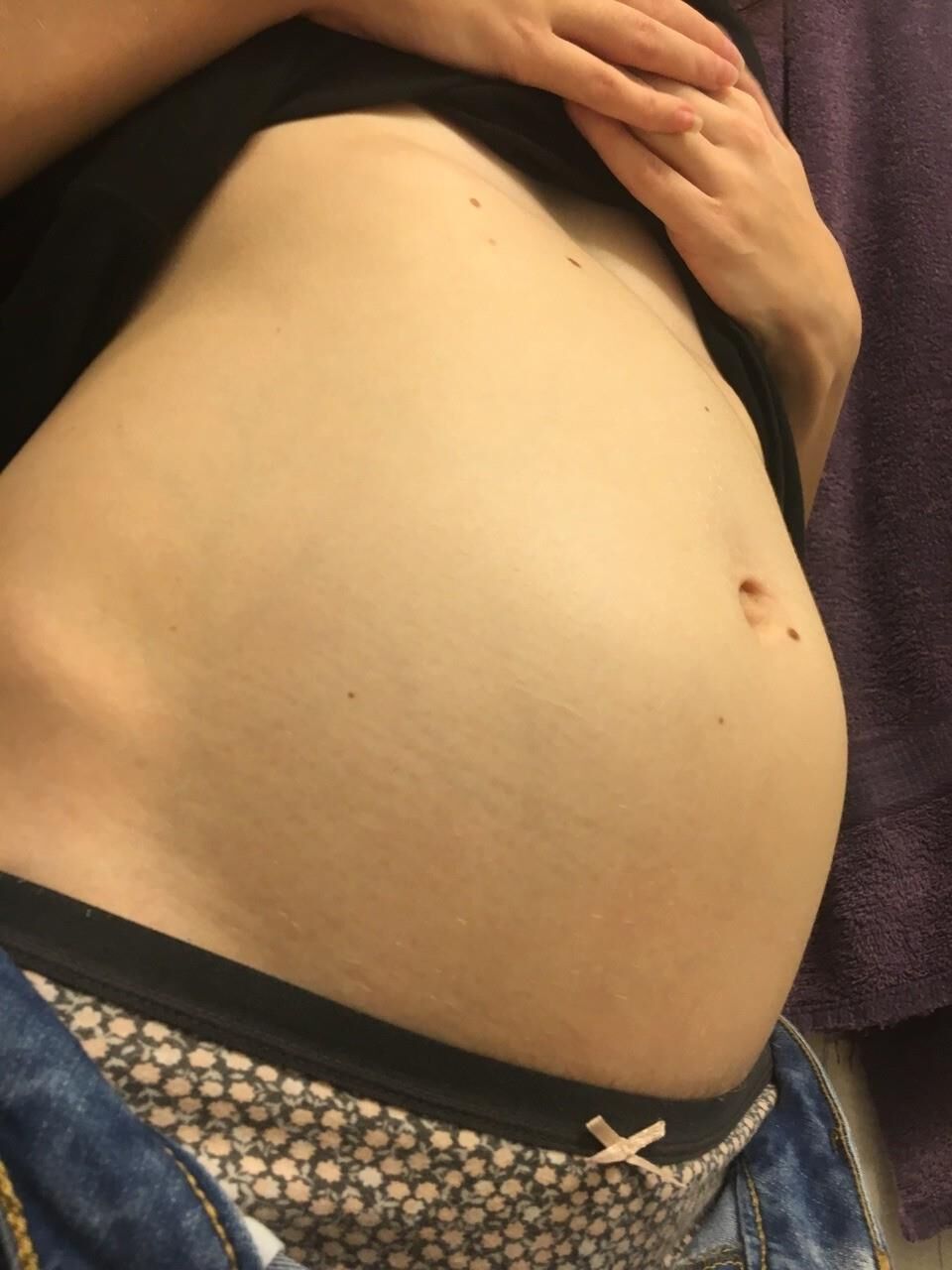 Pregnant belly