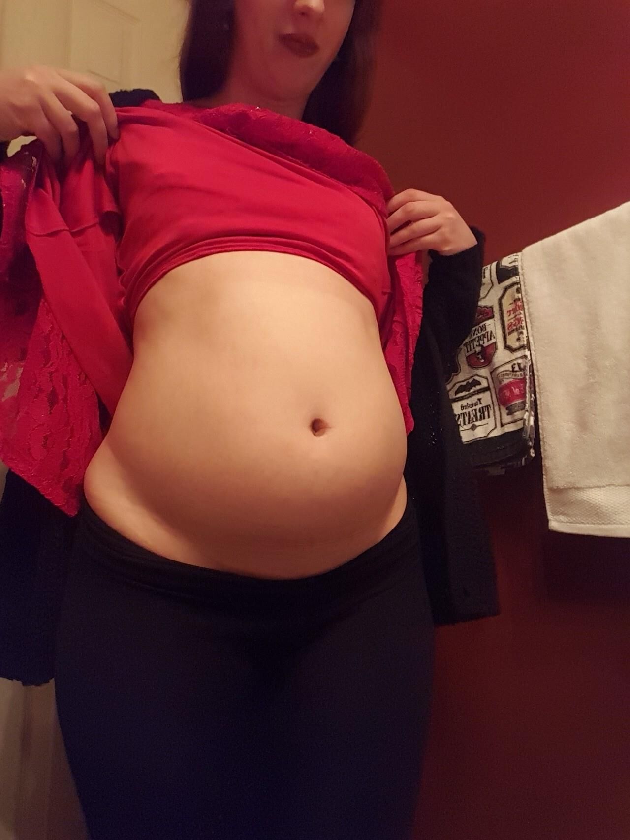 Pregnant belly