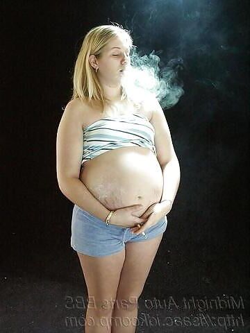 Pregnant and some Smokers 