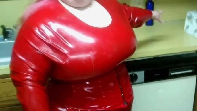 Red PVC and Latex Fetish 2.