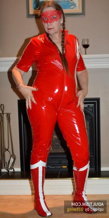 Red PVC and Latex Fetish 2.