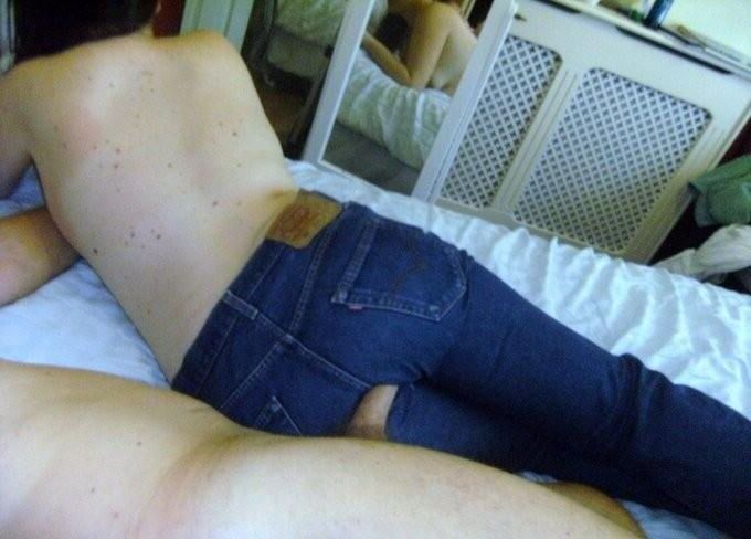 Follando a la ex en sus jeans levis