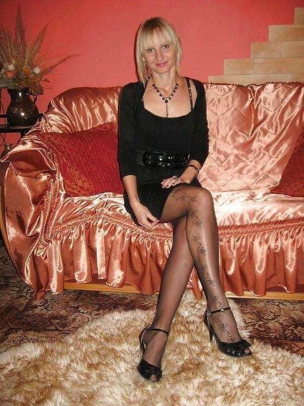 sexy lady paterned pantyhose