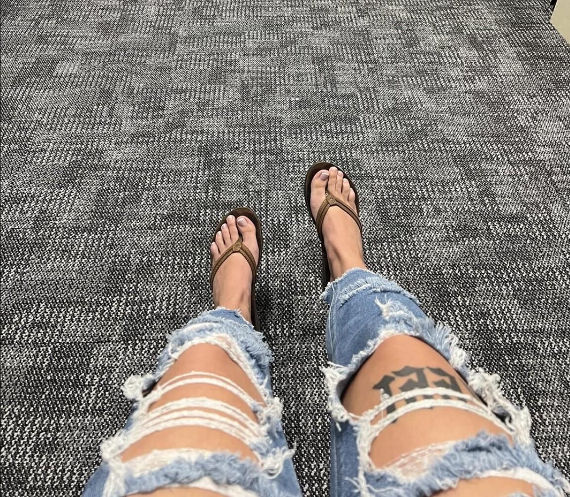 Janes sexy dedos de los pies