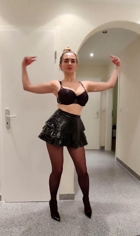 Lena Wearing Tights