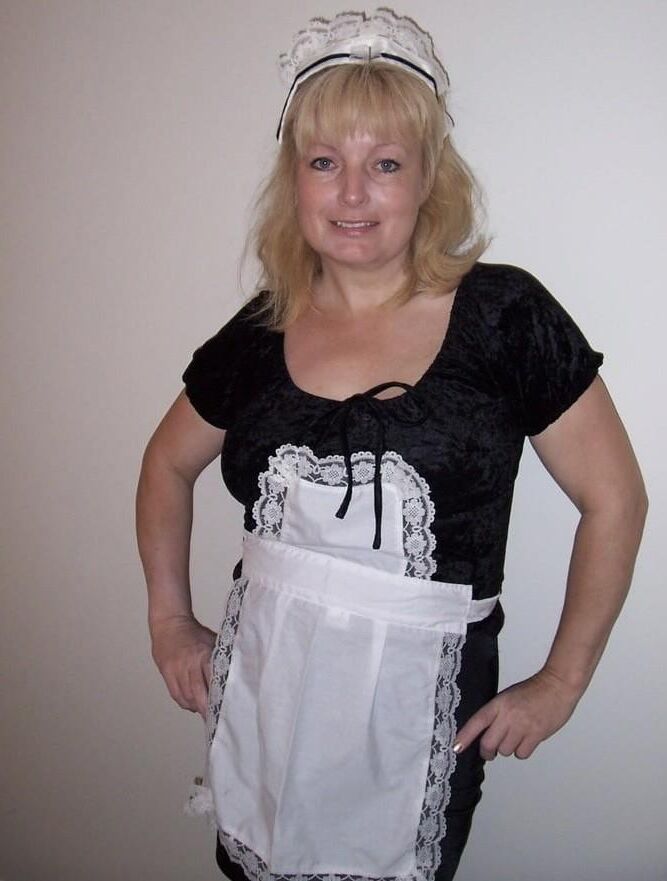 Milfs Gilfs wifes as French maids