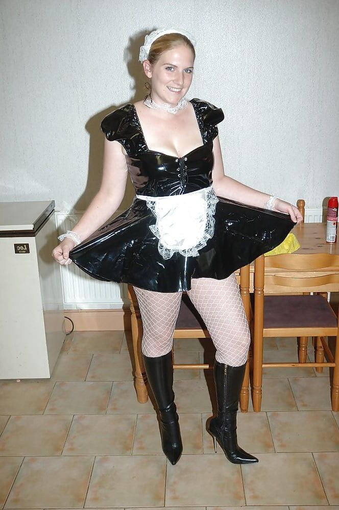 Milfs Gilfs wifes as French maids