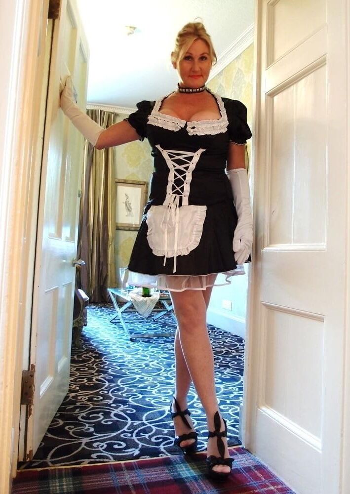 Milfs Gilfs wifes as French maids