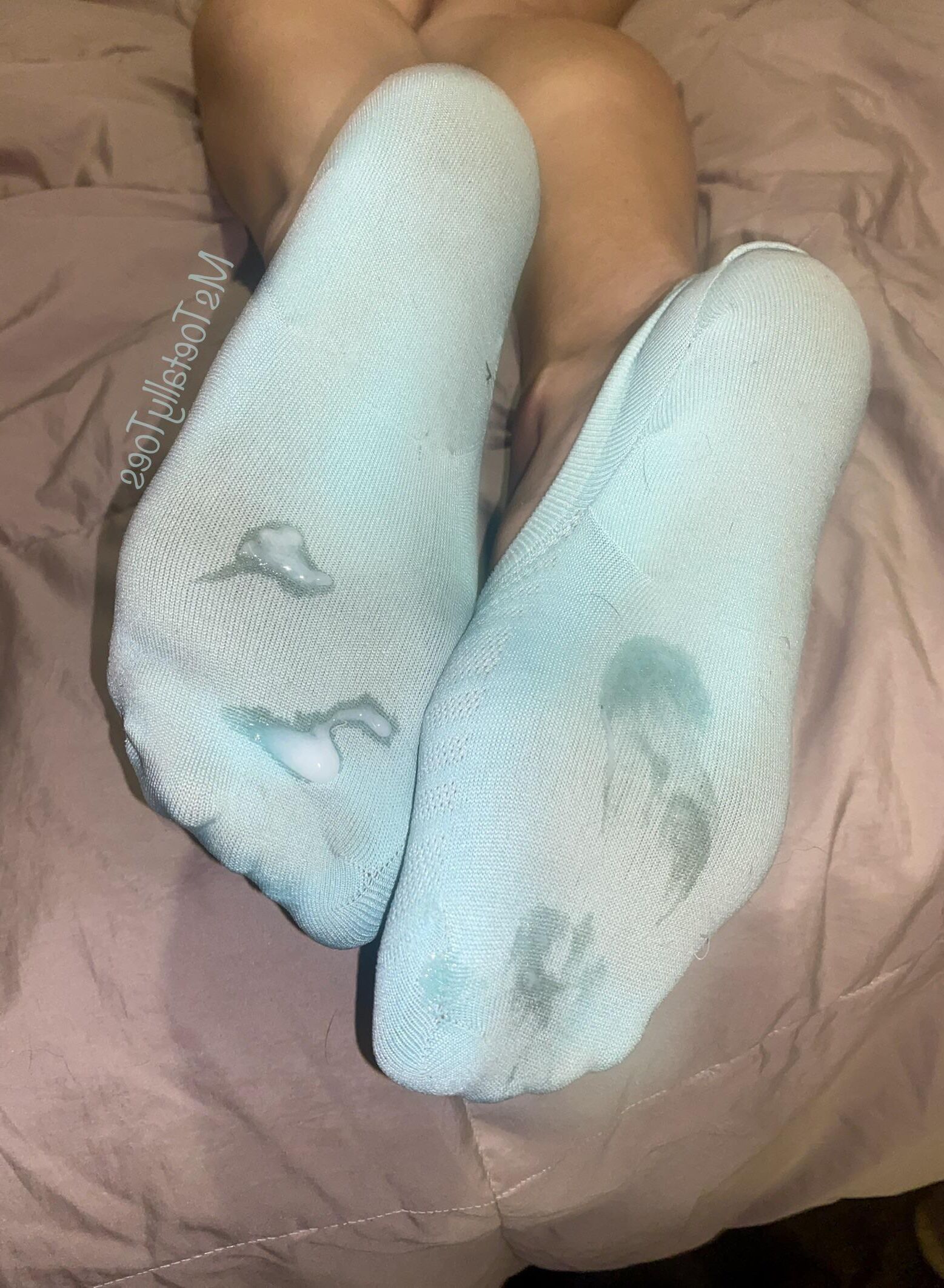 girls in blue socks