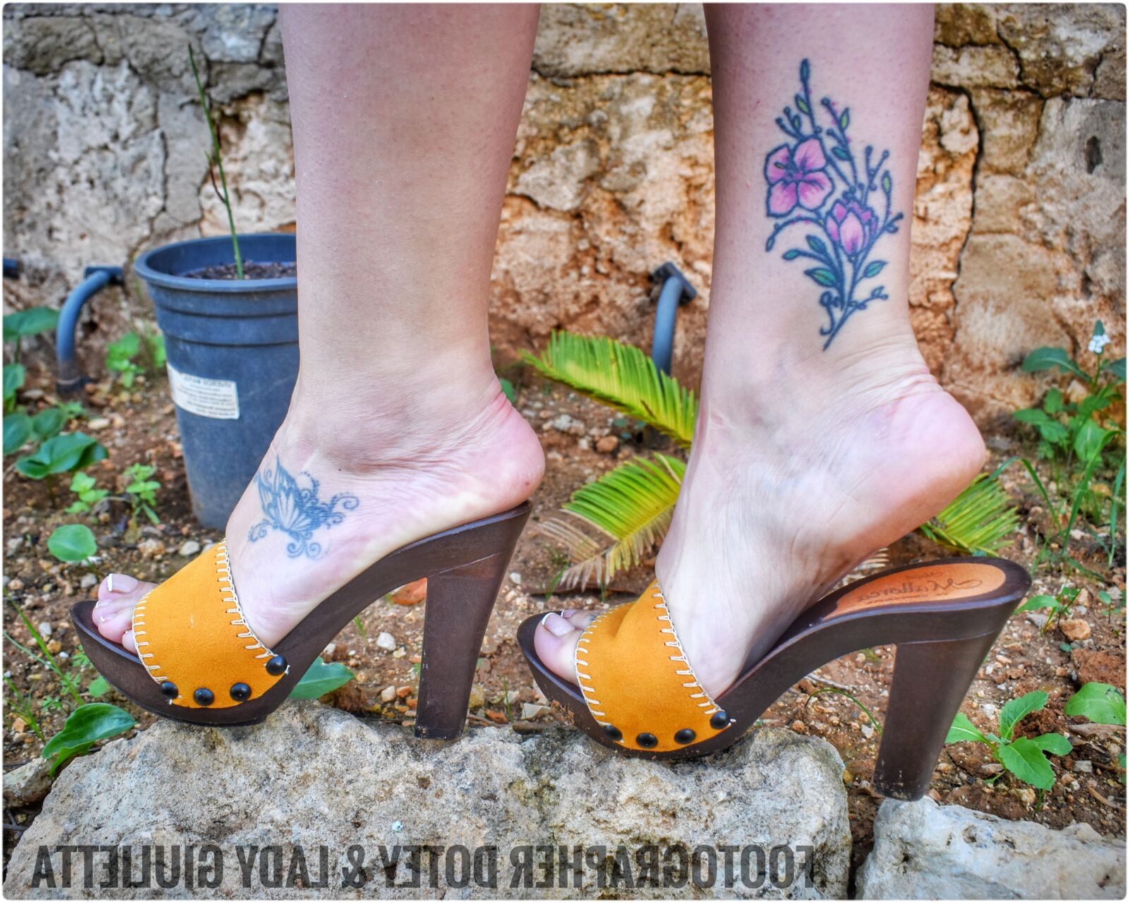 High Heels & Mules through the countryside