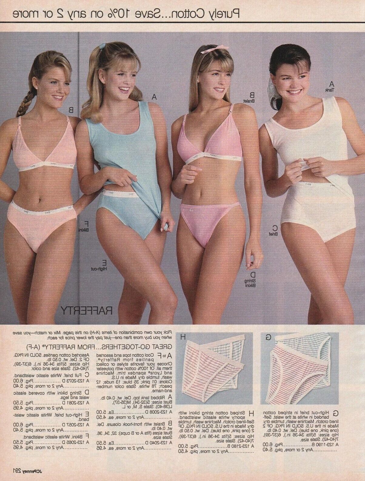 Mezcla de tres mujeres en ropa interior