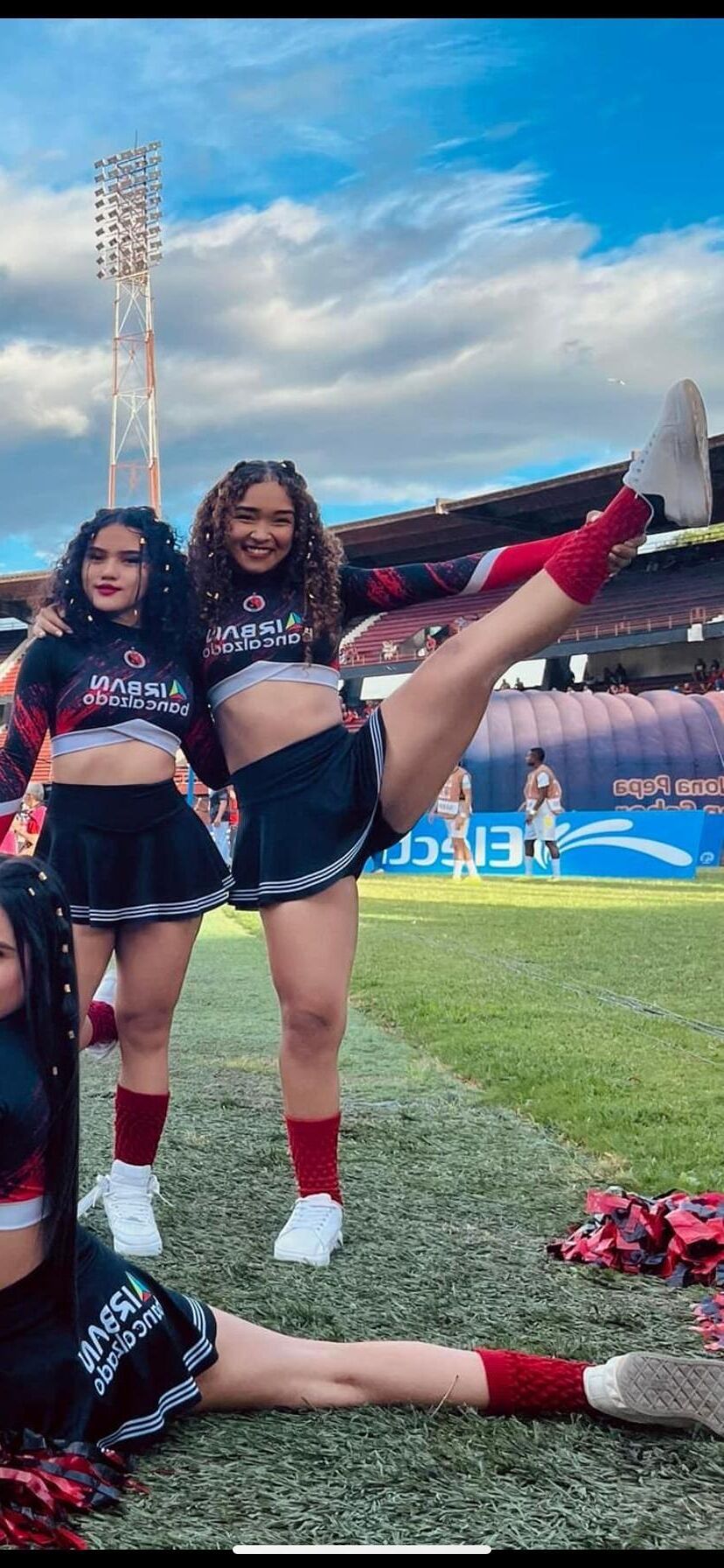 Cheerleader aus Mittelamerika