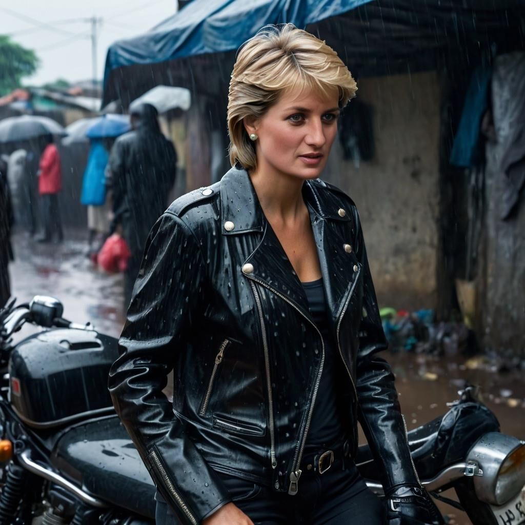 A.I. Princes Diana Spencer in Leather ist verloren