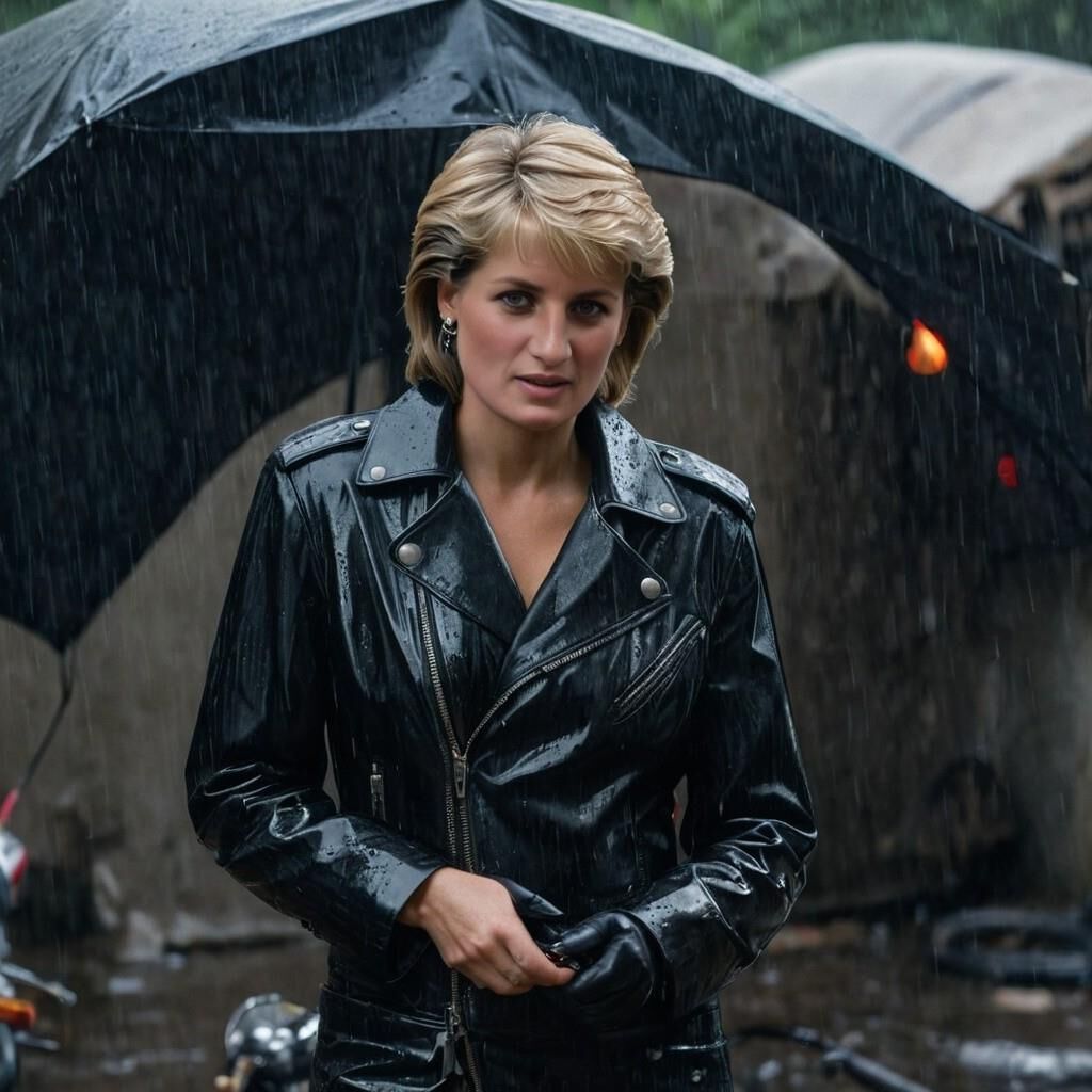 A.I. Princes Diana Spencer in Leather ist verloren