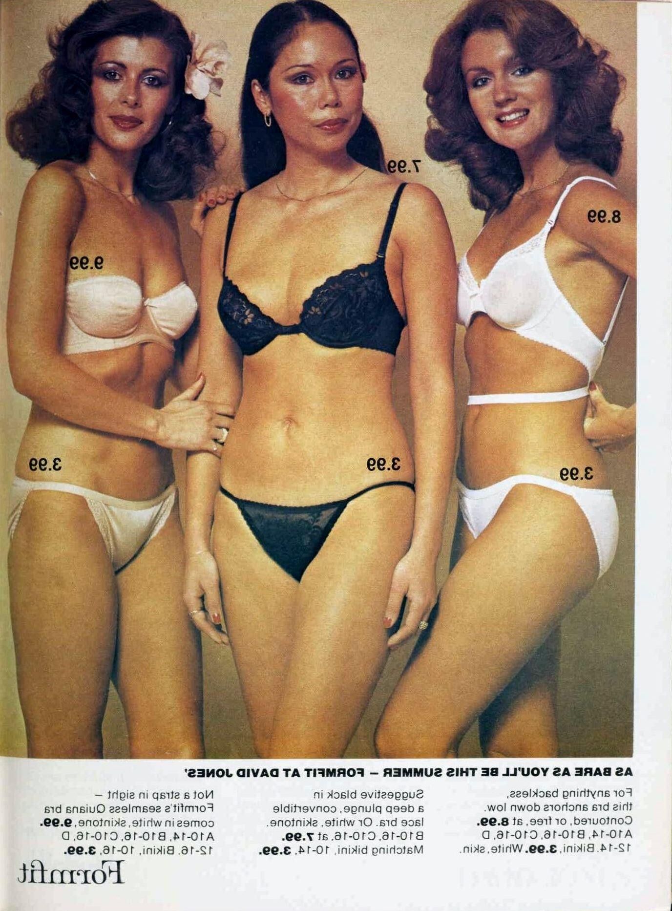 Three women in underwear mix