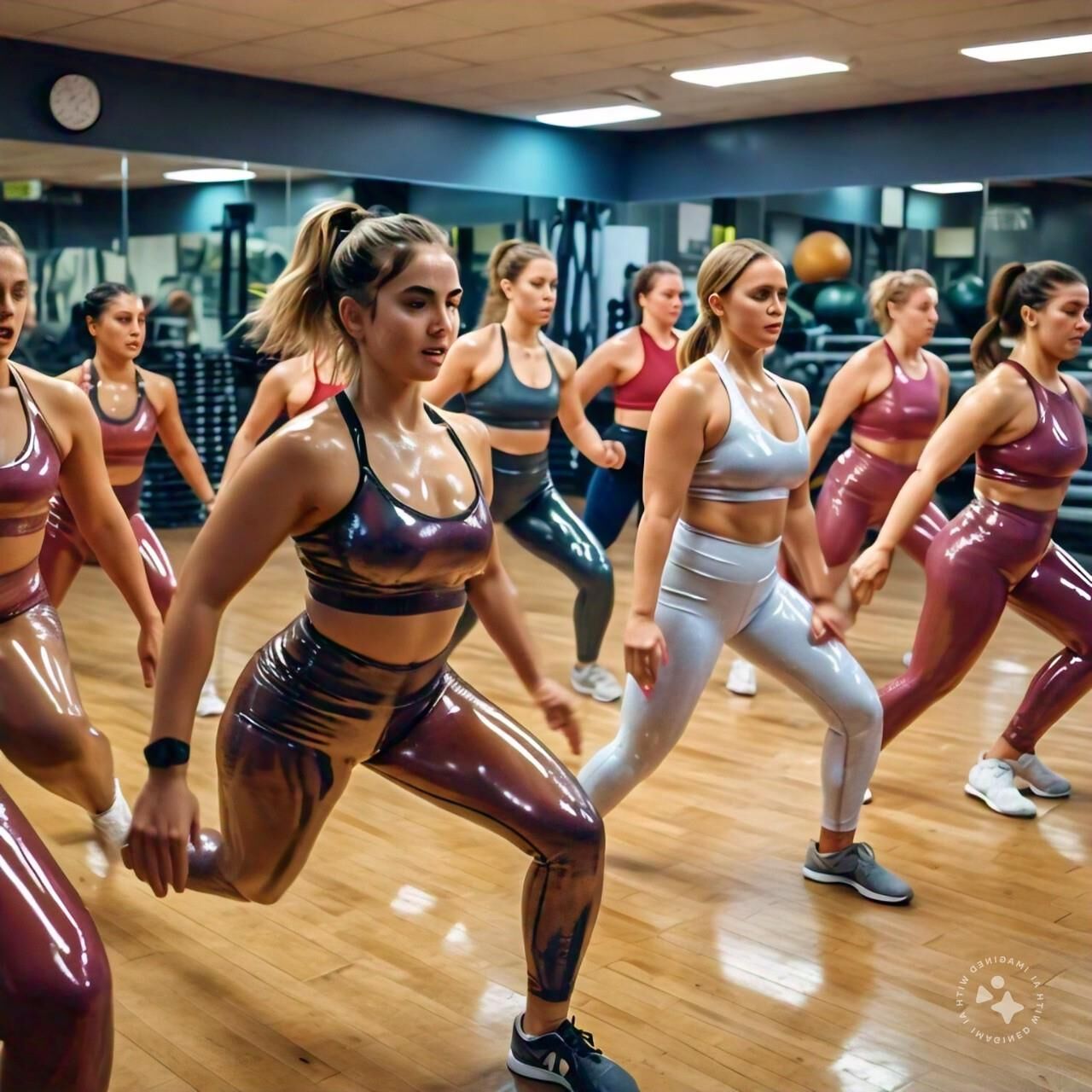 Gimnasio en látex AI