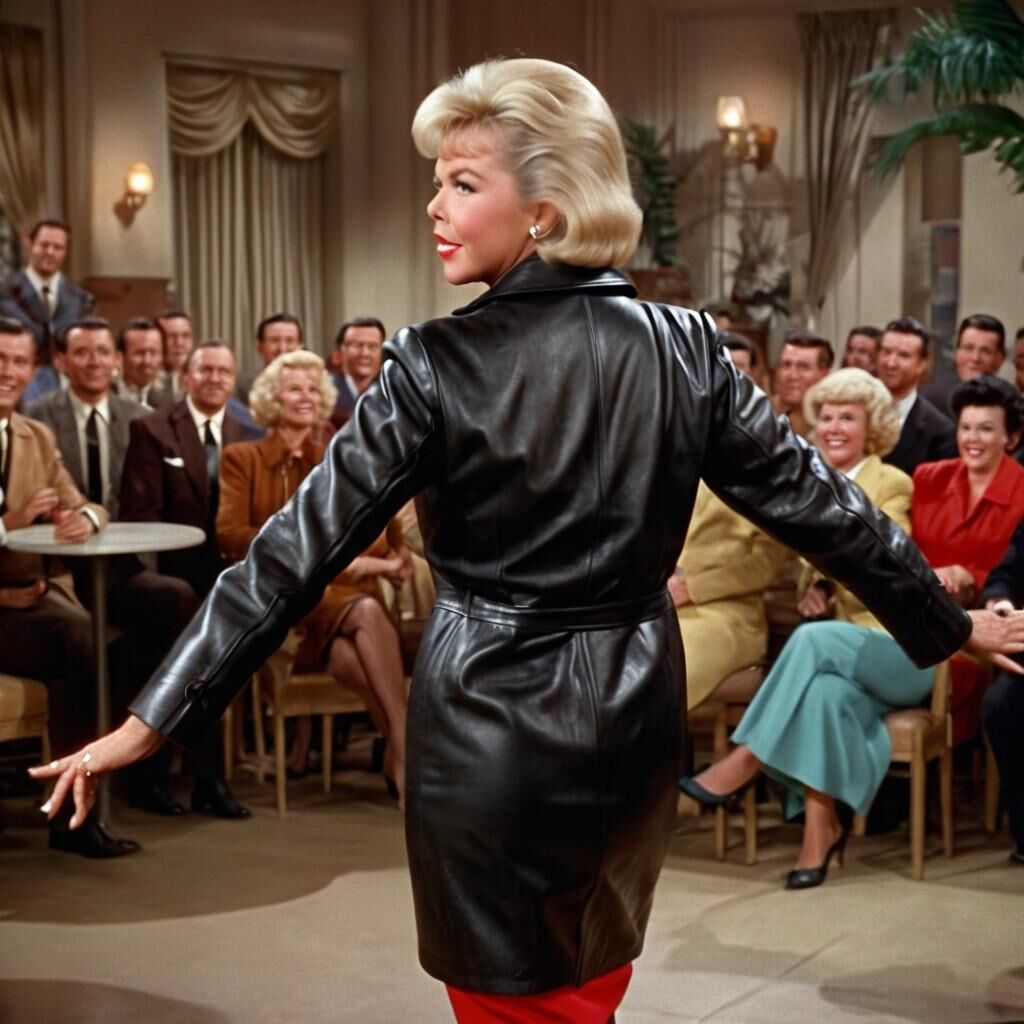 A.I. Doris Day in Leder