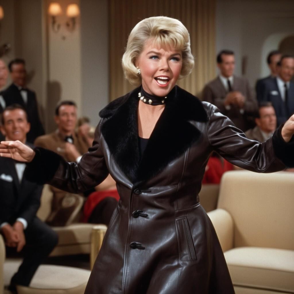 A.I. Doris Day in Leder