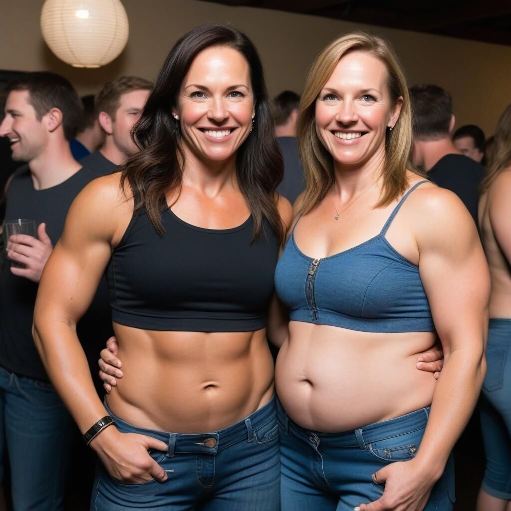 Más barrigas de mamá Crossfit con IA