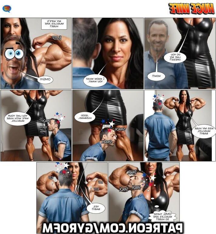 Ai female bodybuilder and motion comic