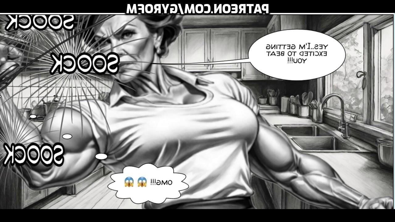 Ai female bodybuilder and motion comic