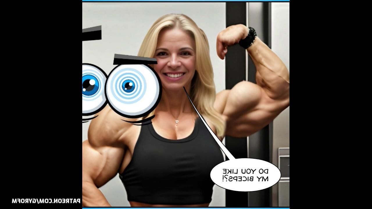 Ai female bodybuilder and motion comic