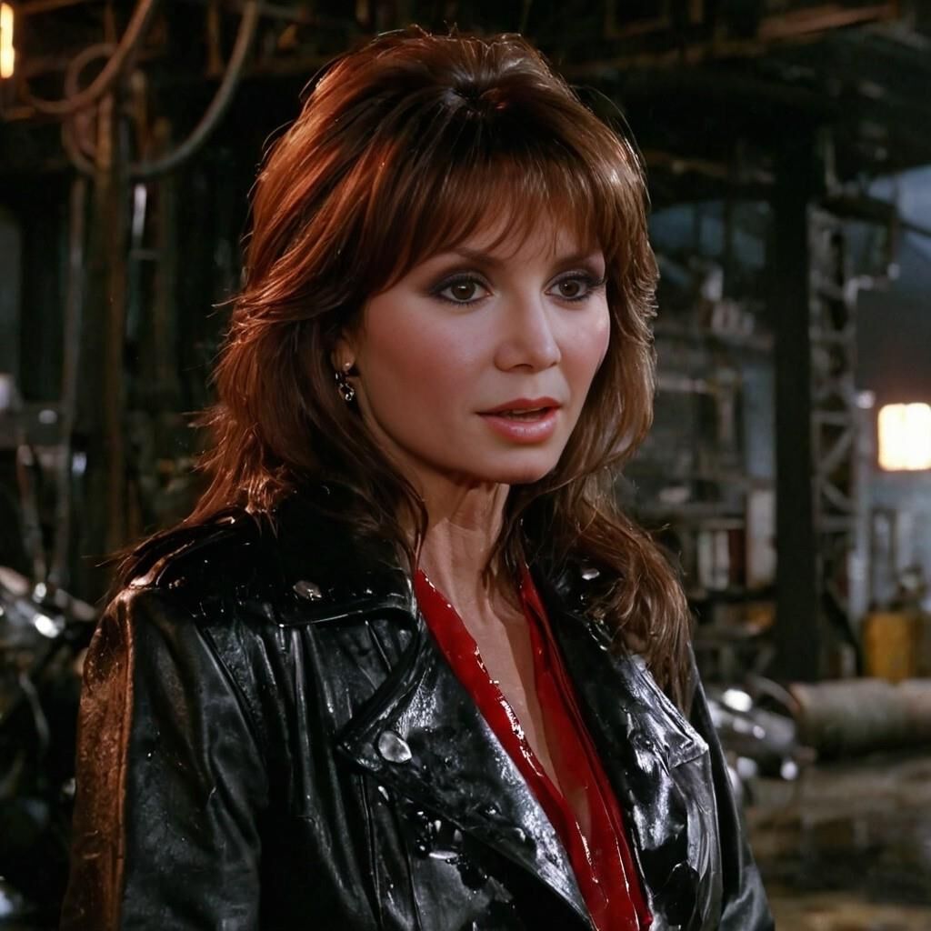 A.I.Victoria Principal en cuero sucio y rasgado