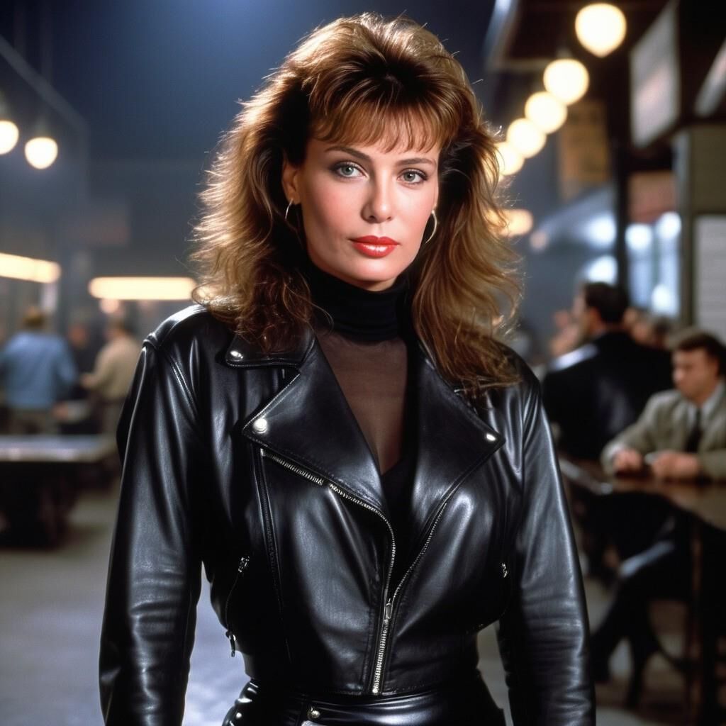 A.I. Kelly LeBrock en cuir dans "Weird Science".