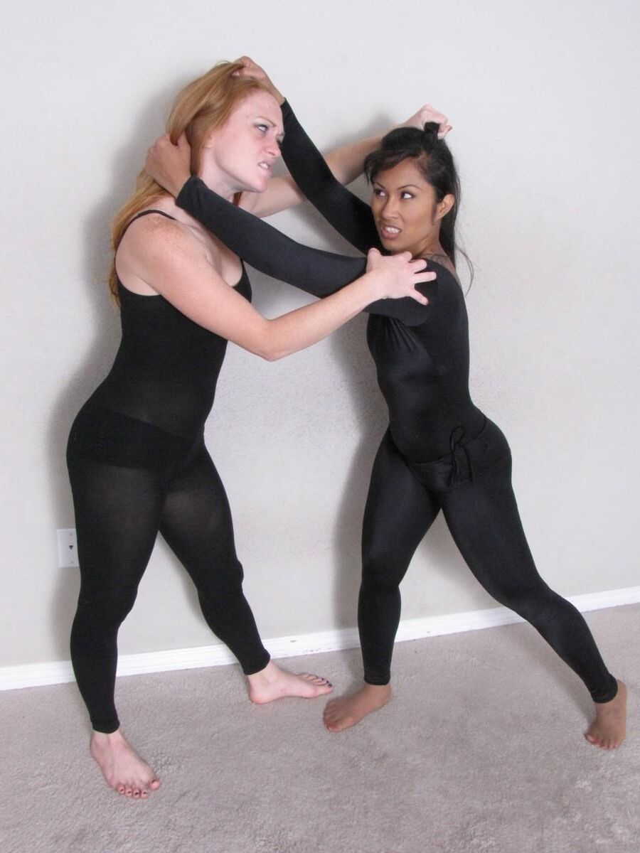 Slinky Black Catfight