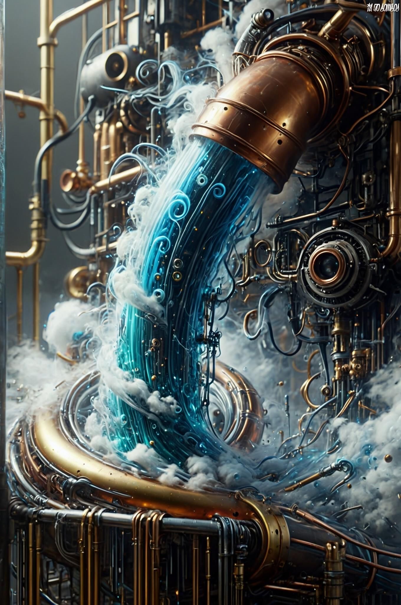 Obra de arte Cosmos Of Ai 0017 (Steampunk)