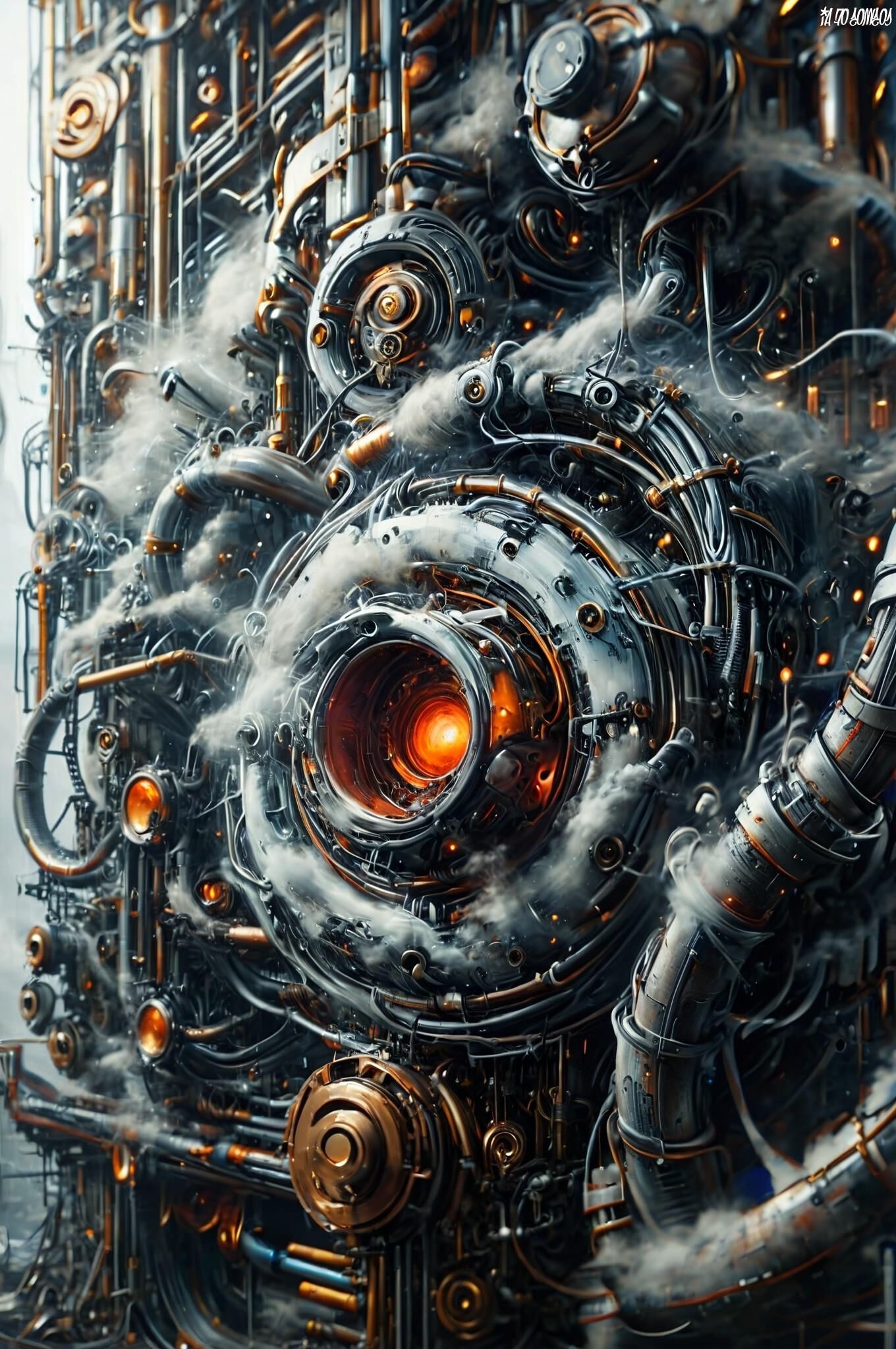 Obra de arte Cosmos Of Ai 0017 (Steampunk)