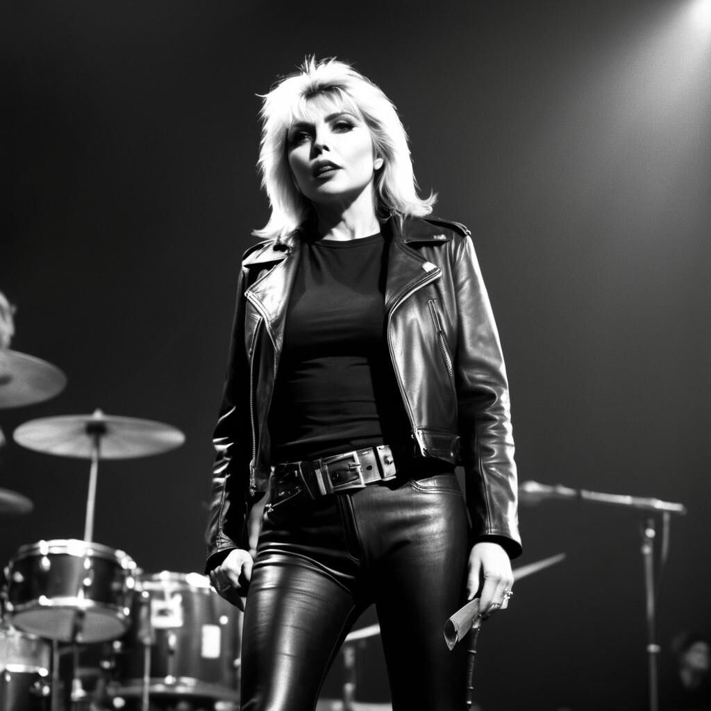 K.I. Debbie Harry in Leder