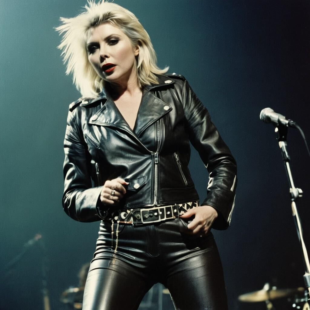 K.I. Debbie Harry in Leder