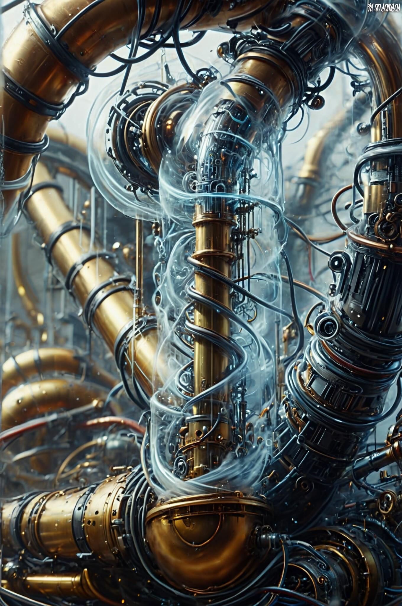 Obra de arte Cosmos Of Ai 0017 (Steampunk)