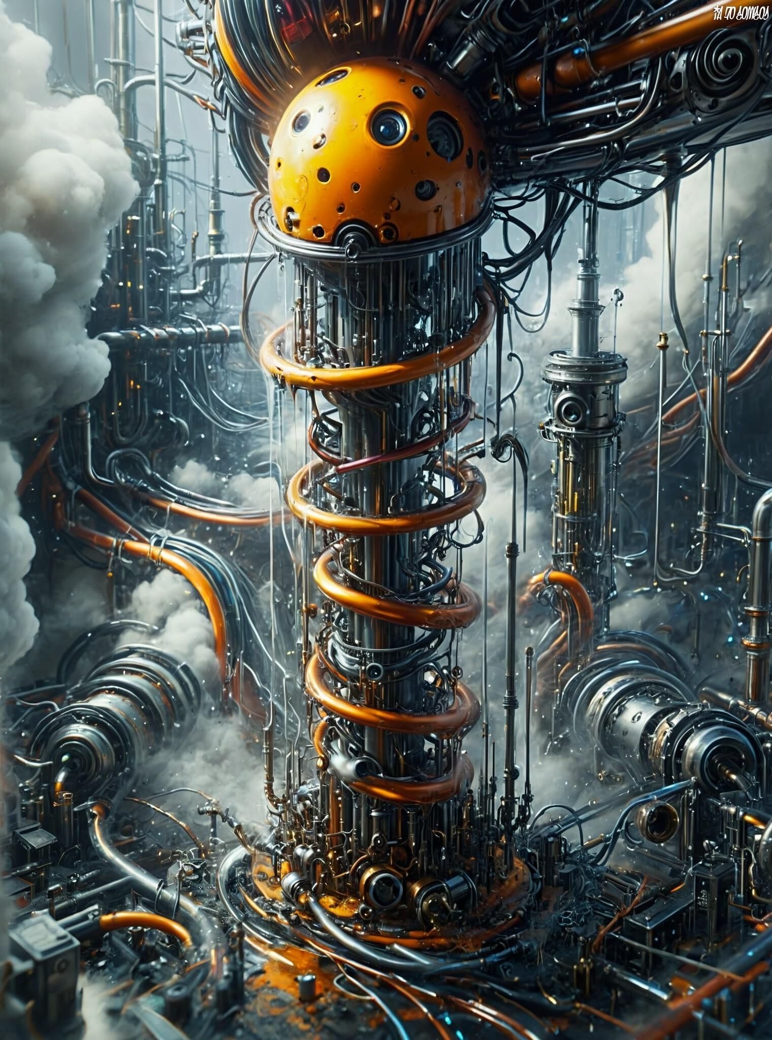 Obra de arte Cosmos Of Ai 0017 (Steampunk)