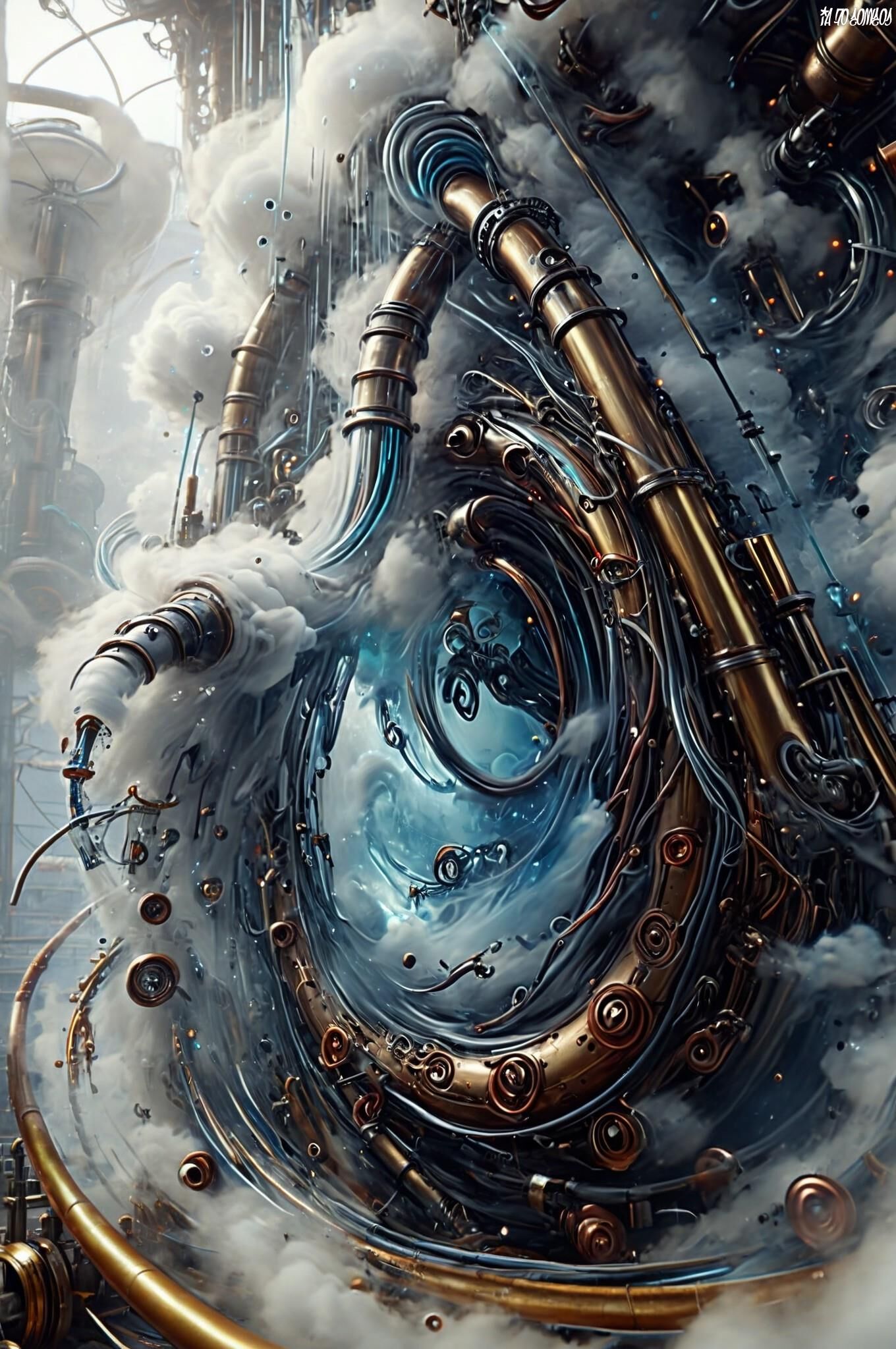 Obra de arte Cosmos Of Ai 0017 (Steampunk)