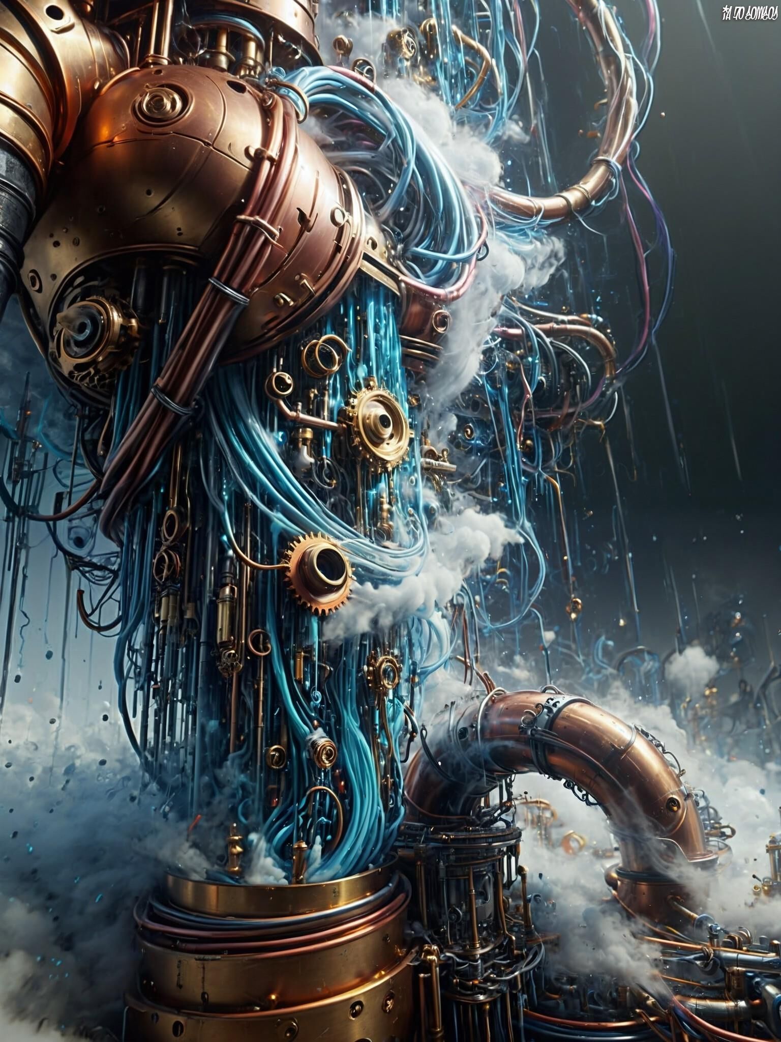 Obra de arte Cosmos Of Ai 0017 (Steampunk)