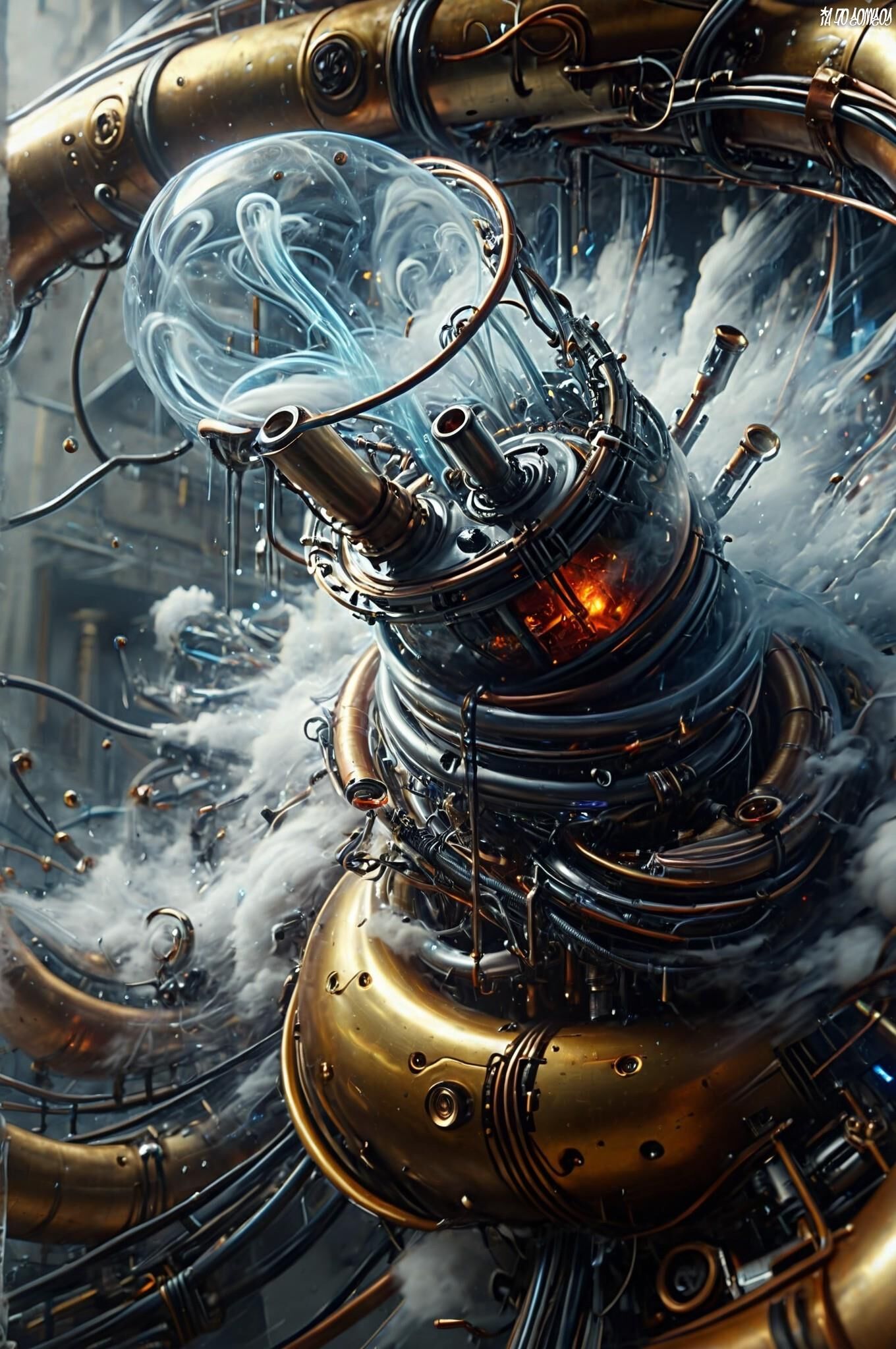 Obra de arte Cosmos Of Ai 0017 (Steampunk)